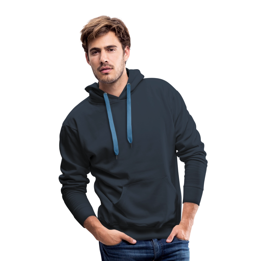 Men’s Premium Hoodie - Where Myth Meets Mission (RETRO) - navy