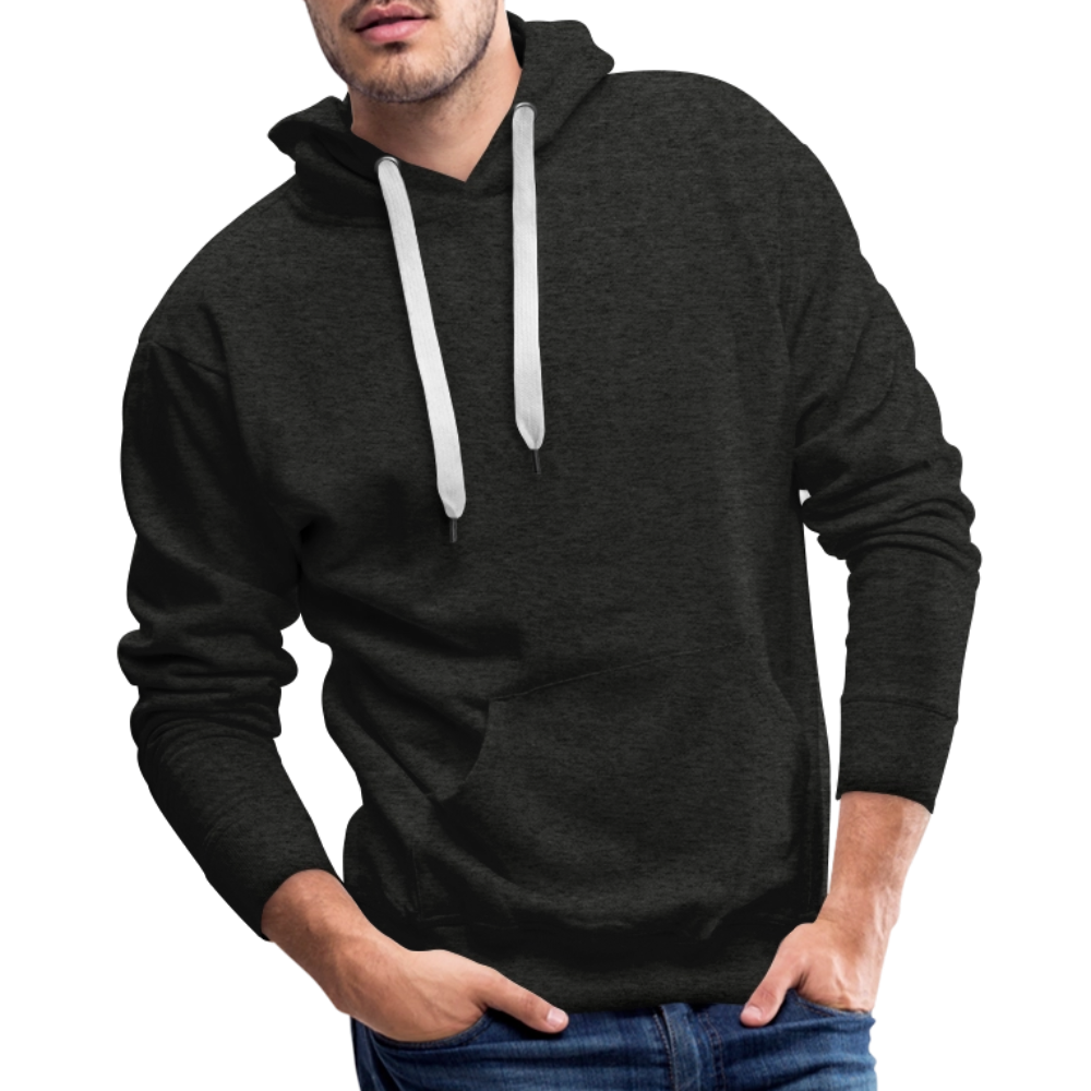 Men’s Premium Hoodie - Where Myth Meets Mission (RETRO) - charcoal grey