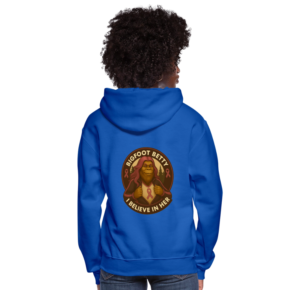 Women's Hoodie - I Believe In Her (RETRO) - royal blue