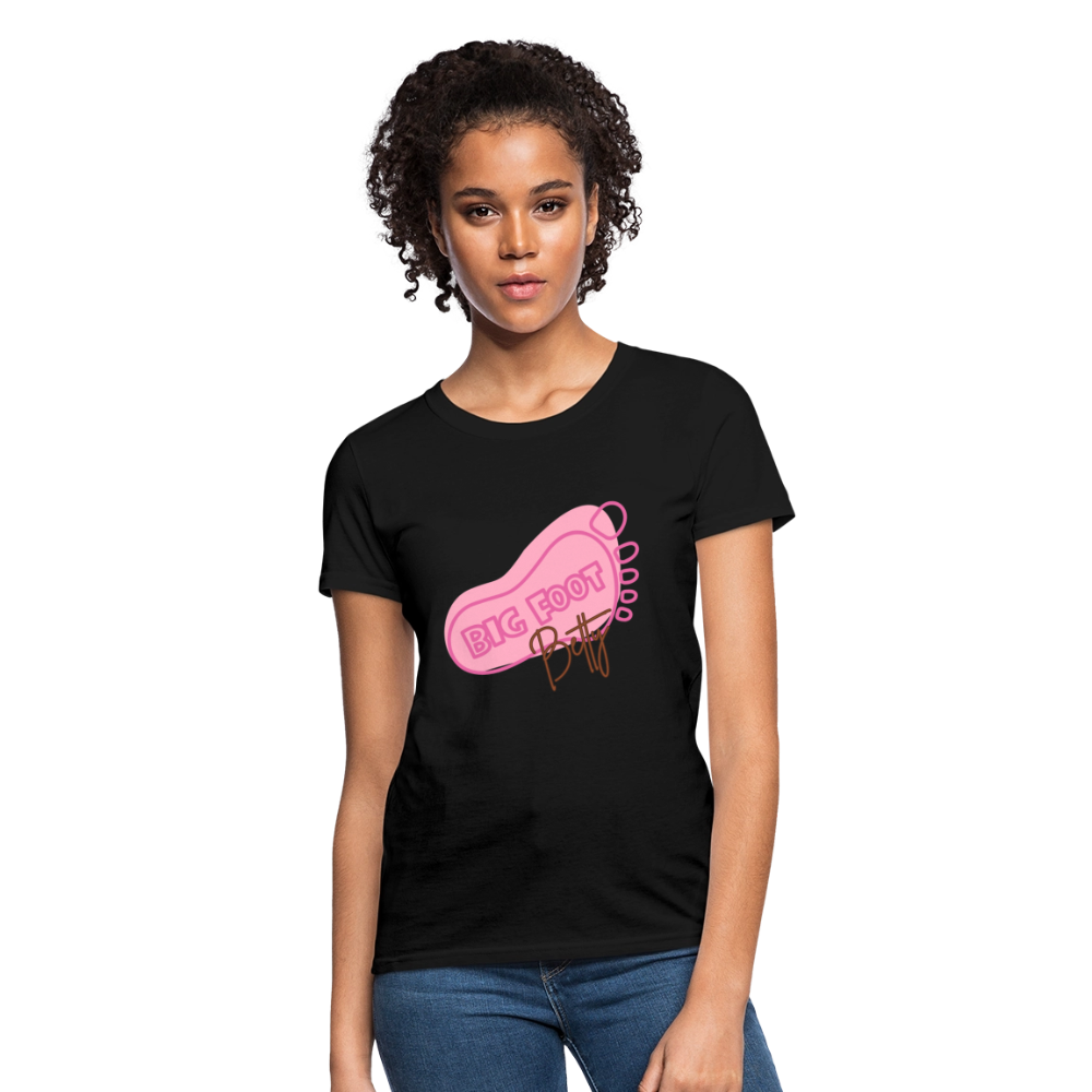 Women's T-Shirt - BFB FootPrint - black