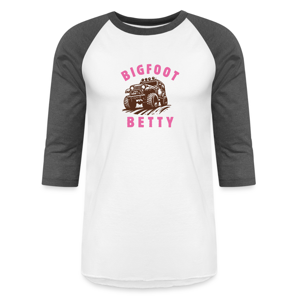 Baseball T-Shirt - BFB Jeep - white/charcoal