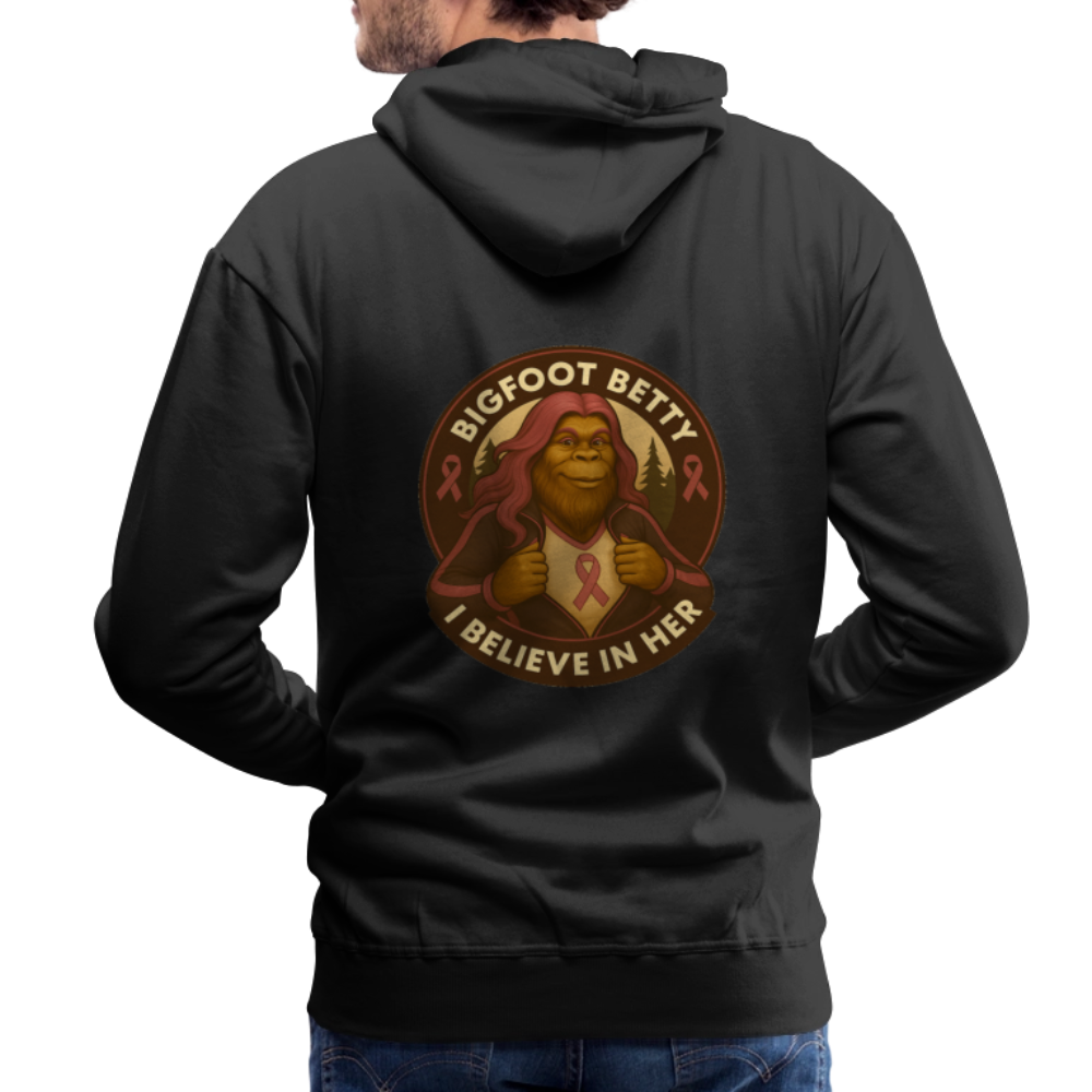 Men’s Premium Hoodie - I Believe In Her (F/B) (RETRO) - black