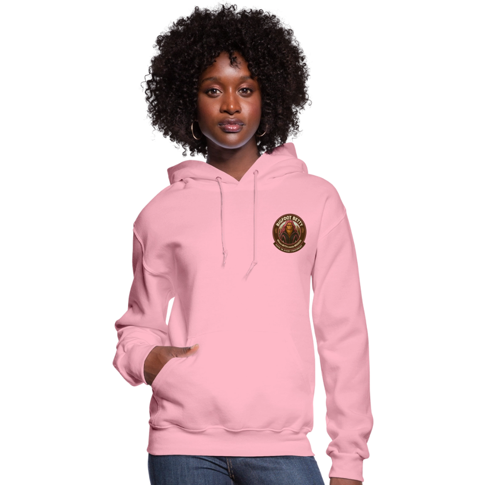 Women's Hoodie - Hope in Every Footprint (F/B) (RETRO) - classic pink