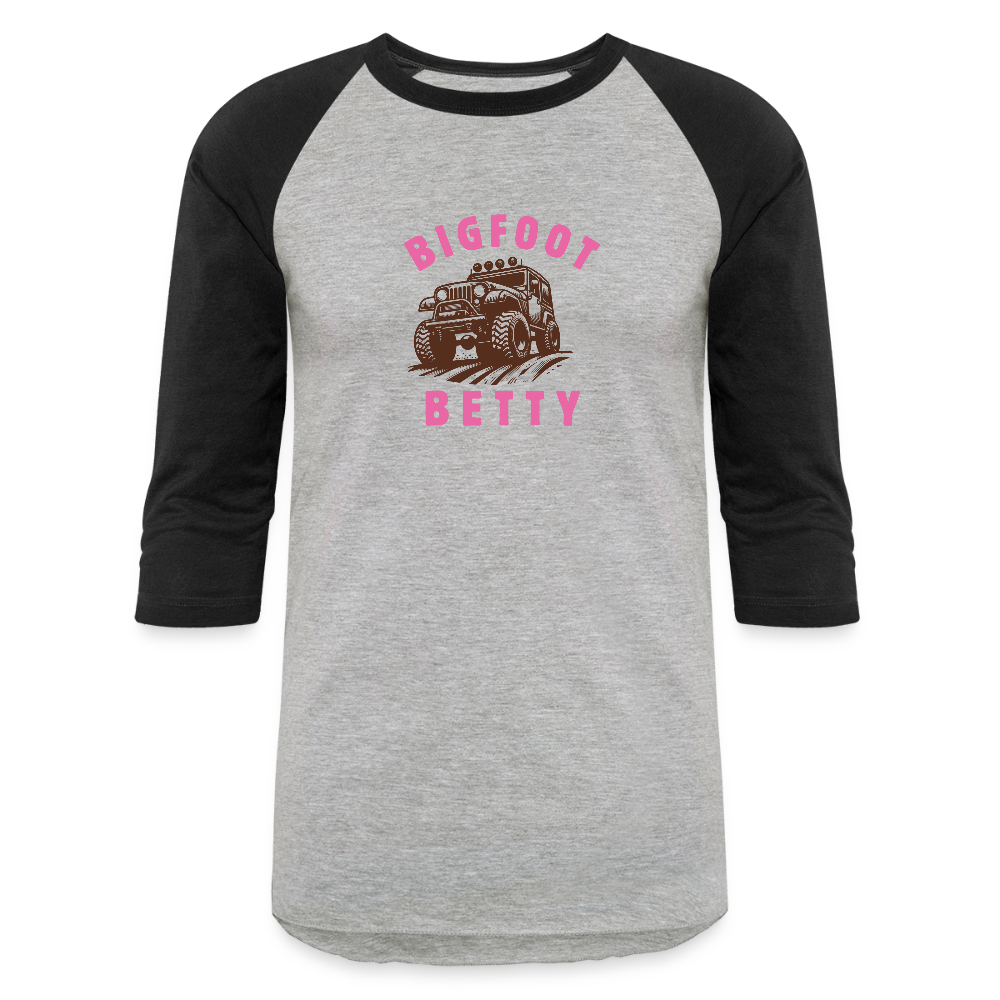 Baseball T-Shirt - BFB Jeep - heather gray/black