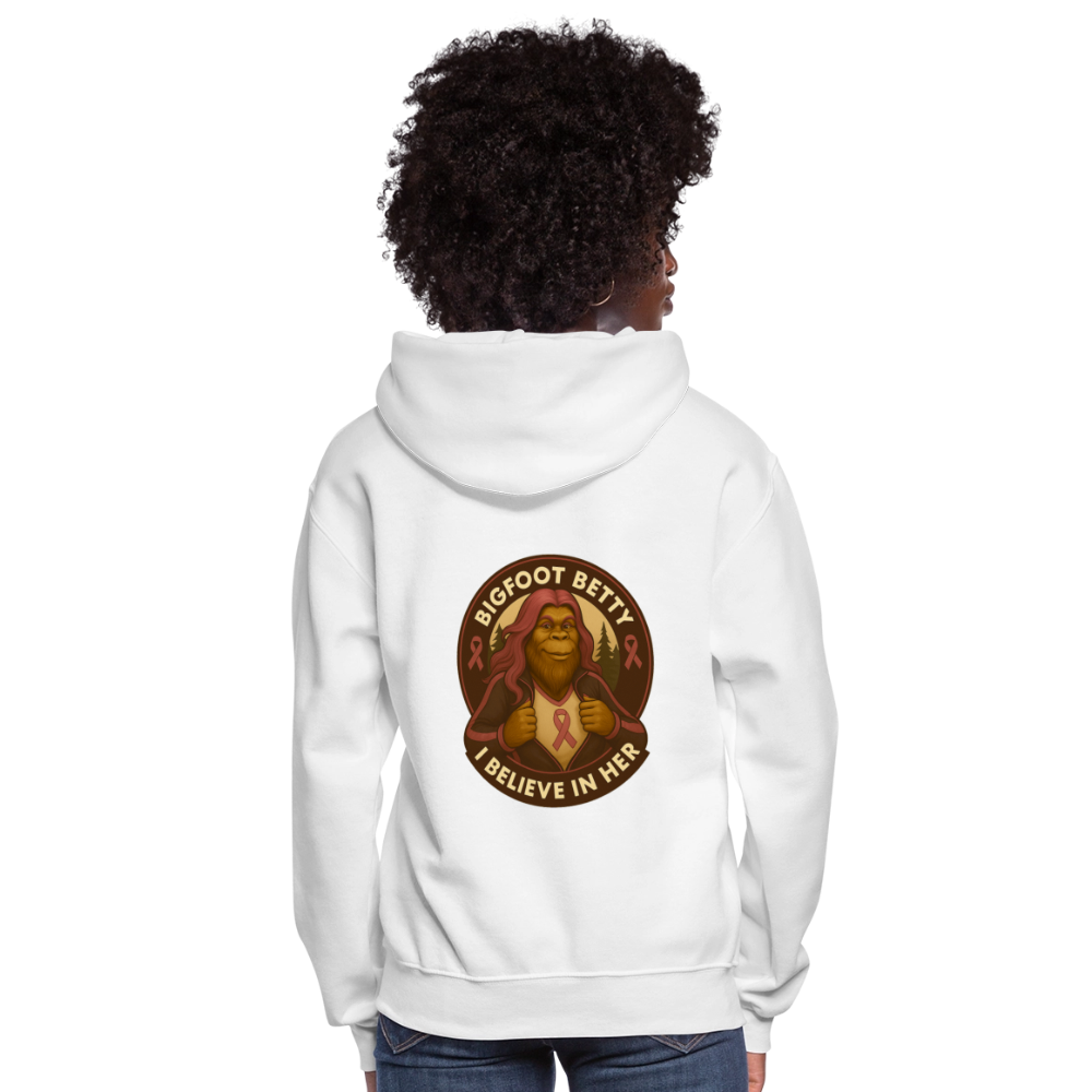 Women's Hoodie - I Believe In Her (RETRO) - white