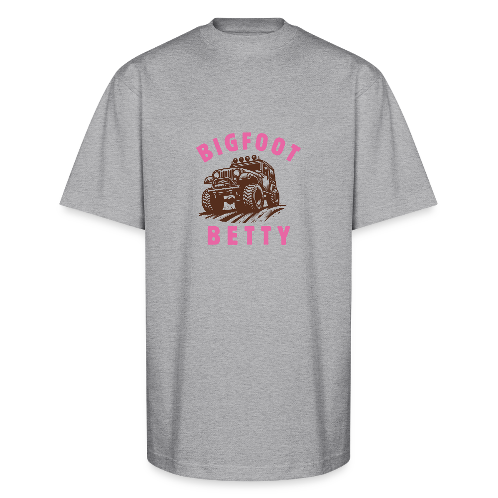 Unisex Oversized Heavyweight T-Shirt - BFB Jeep - heather gray