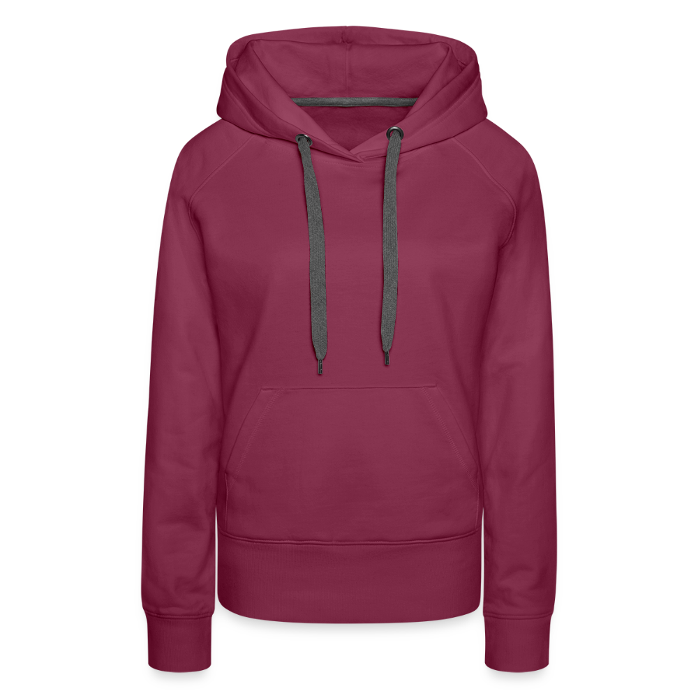 Women’s Premium Hoodie - Where Myth Meets Mission (RETRO) - burgundy