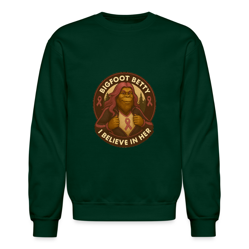 Crewneck Sweatshirt - Where Myth Meets Mission (RETRO) - forest green