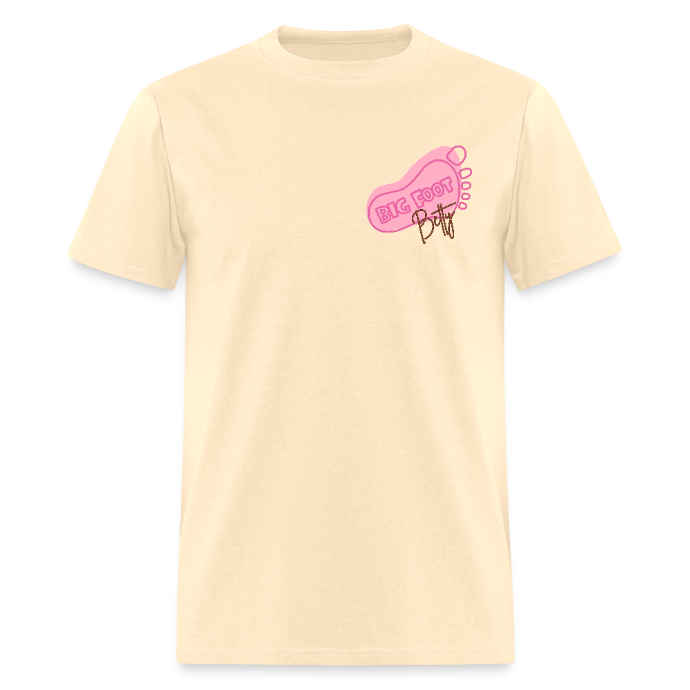 Unisex Classic T-Shirt - BFB FootPrint - natural