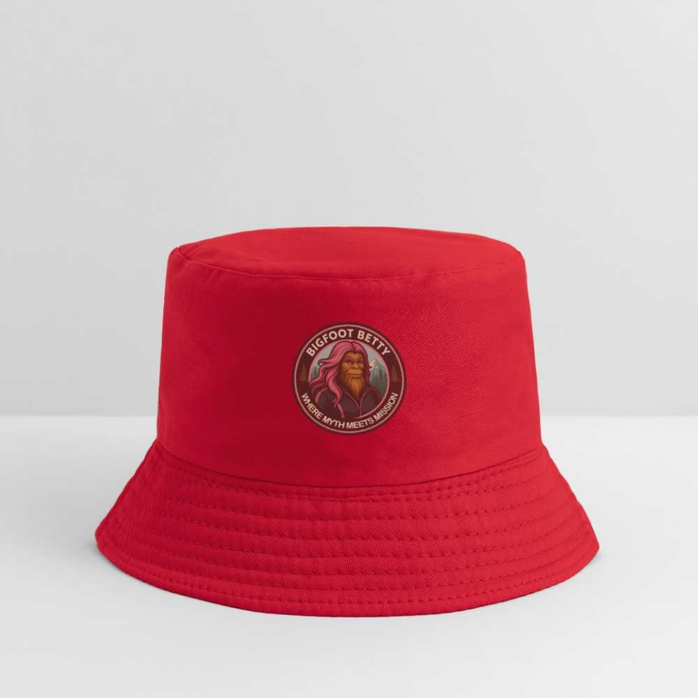 Kid's Bucket Hat - Where Myth Meets Mission (RETRO) - red