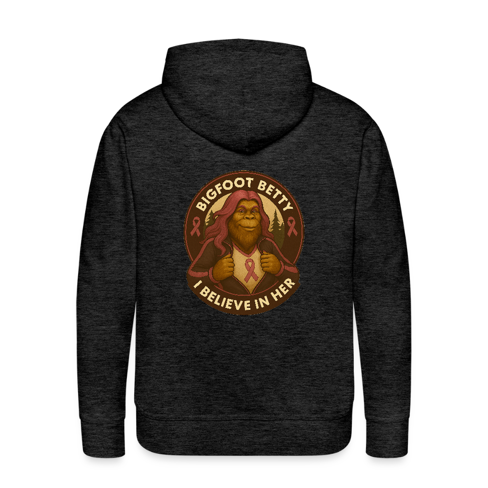 Men’s Premium Hoodie - Where Myth Meets Mission (RETRO) - charcoal grey
