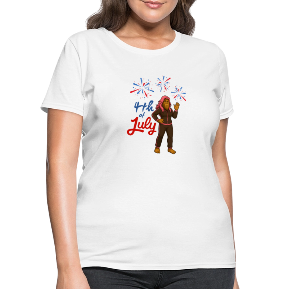BFB July 4 - Fireworks Women's T-Shirt - white