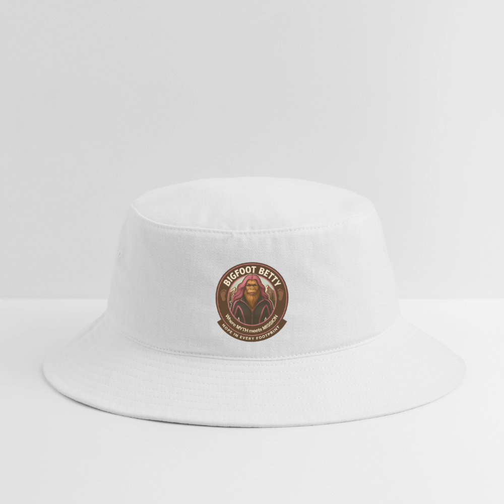 Bucket Hat - Hope in Every Footprint (RETRO) - white