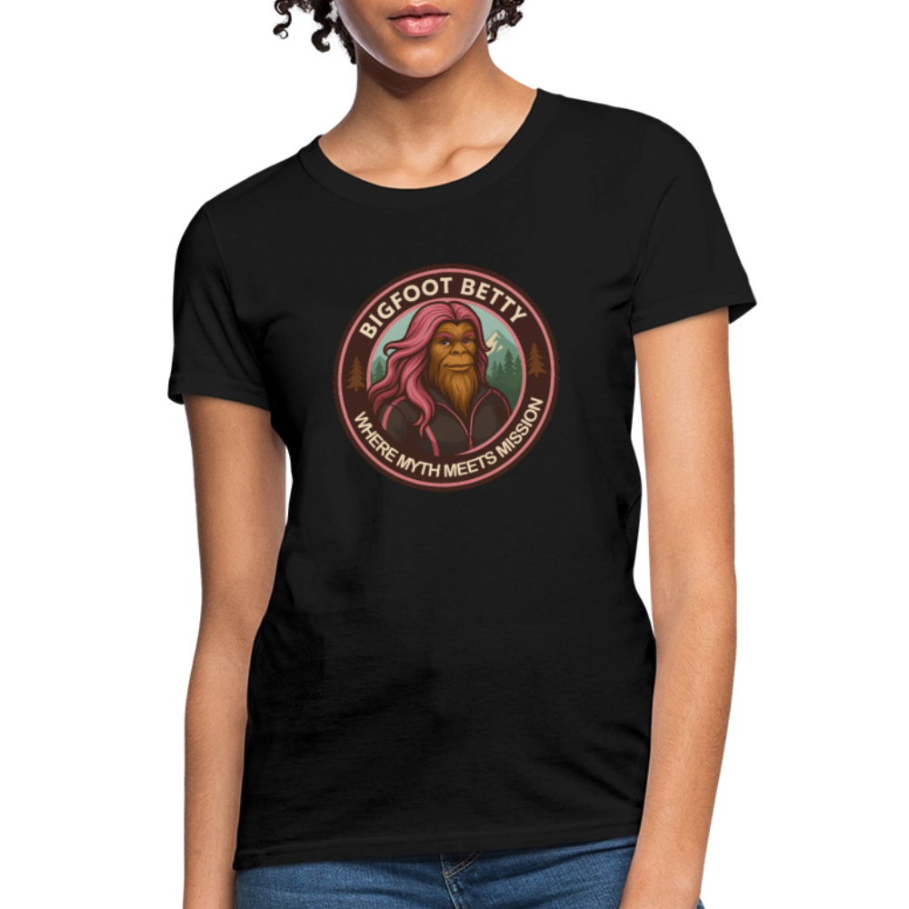 Women's T-Shirt - Where Myth Meets Mission (RETRO) - black
