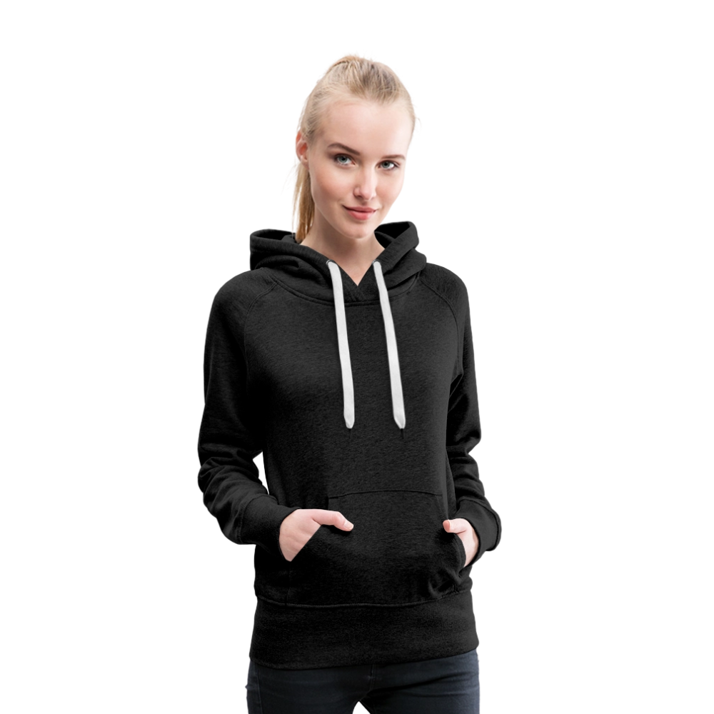 Women’s Premium Hoodie - Hope in Every Footprint (RETRO) - charcoal grey
