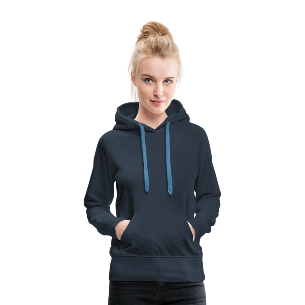 Women’s Premium Hoodie - Where Myth Meets Mission (RETRO) - navy