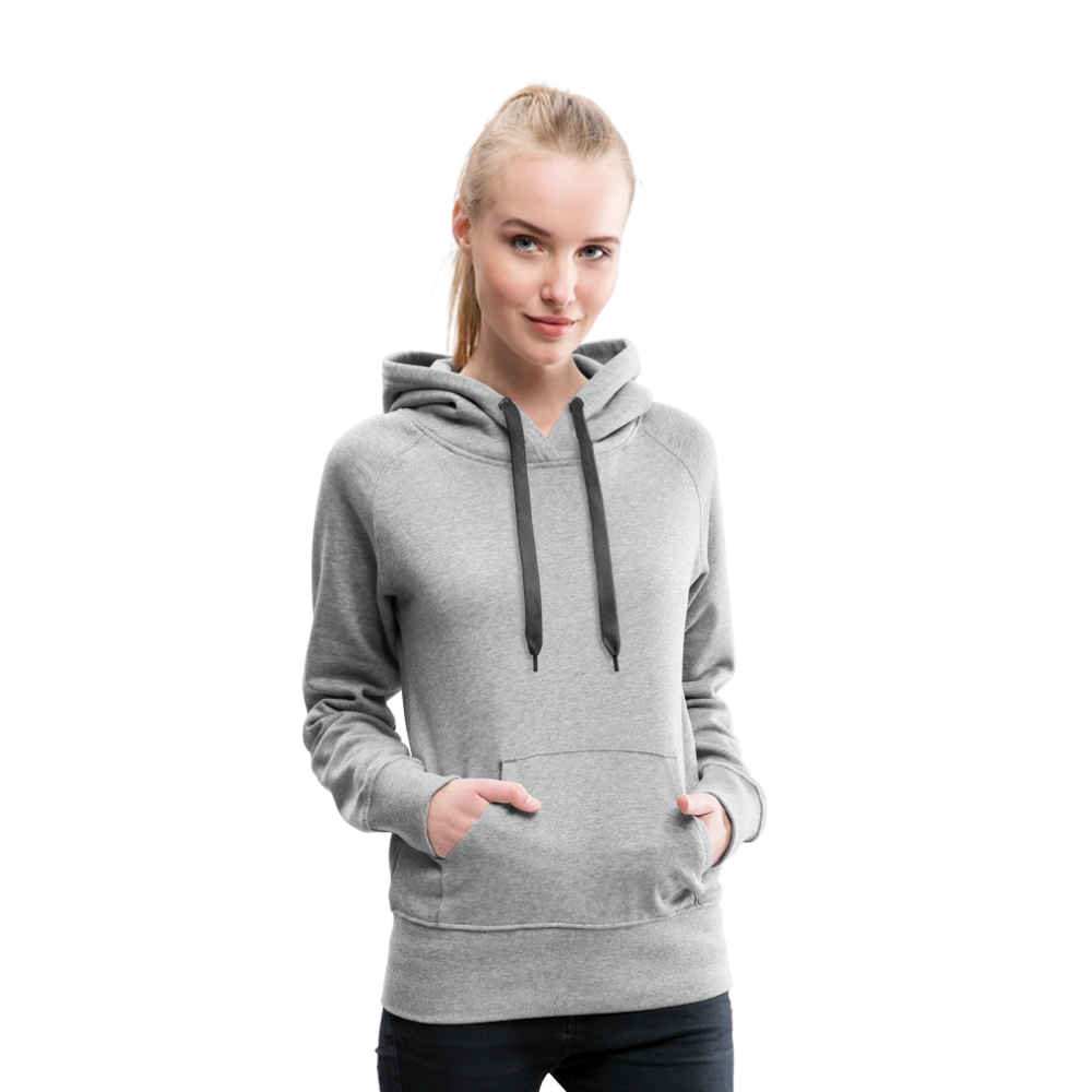 Women’s Premium Hoodie - Hope in Every Footprint (RETRO) - heather grey