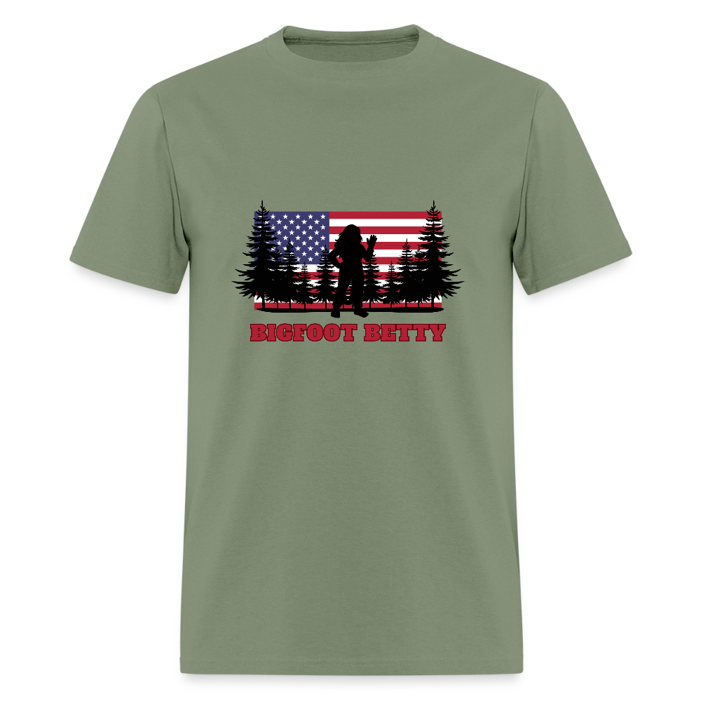 BFB July 4 - Forest Flag Unisex Classic T-Shirt - military green