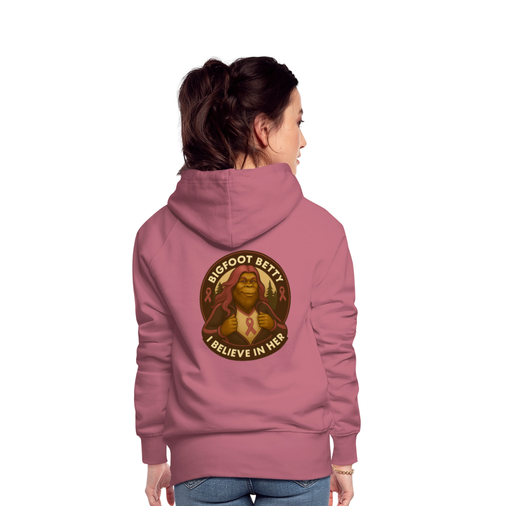 Women’s Premium Hoodie - I Believe In Her (RETRO) - mauve