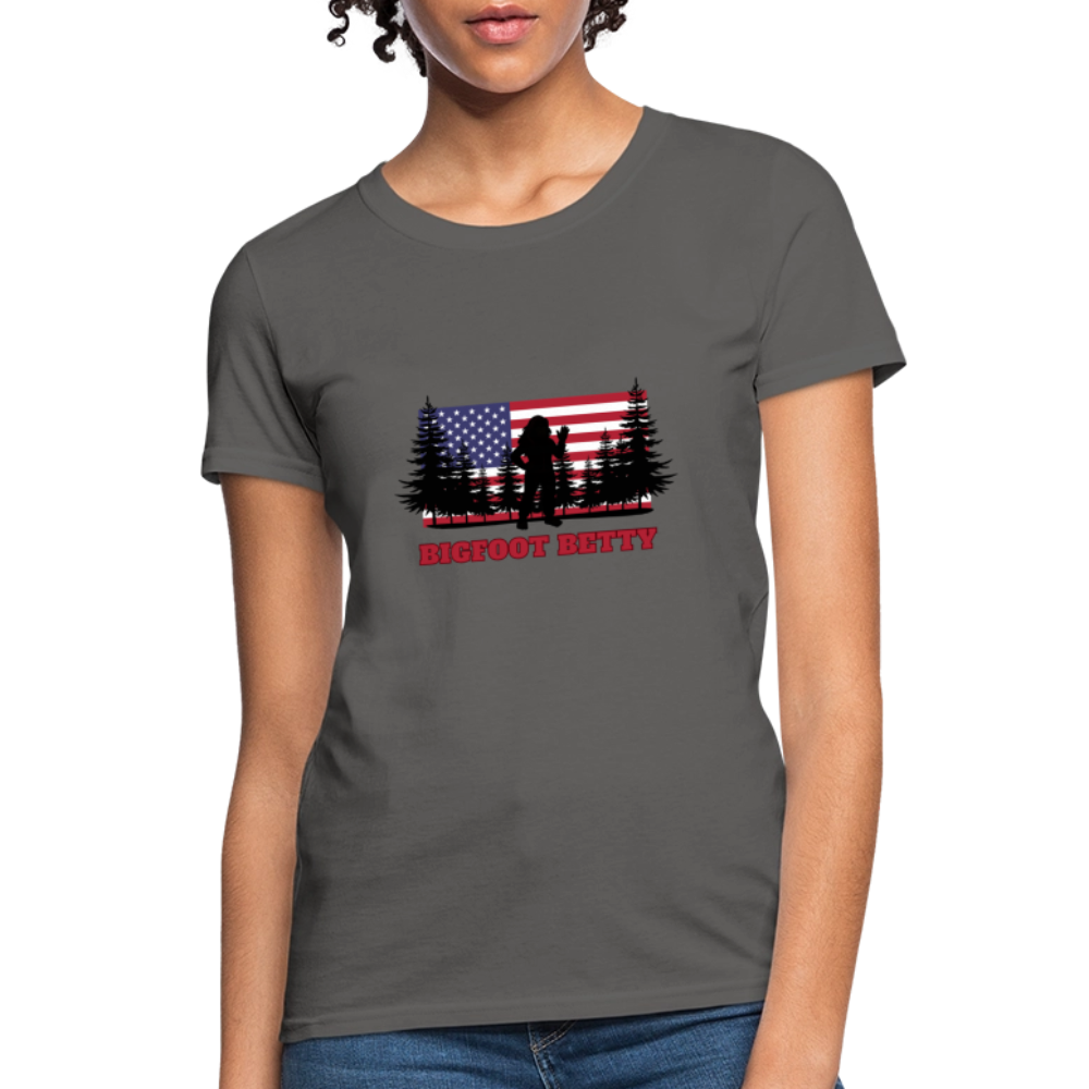 BFB July 4 - Forest Flag Women's T-Shirt - charcoal