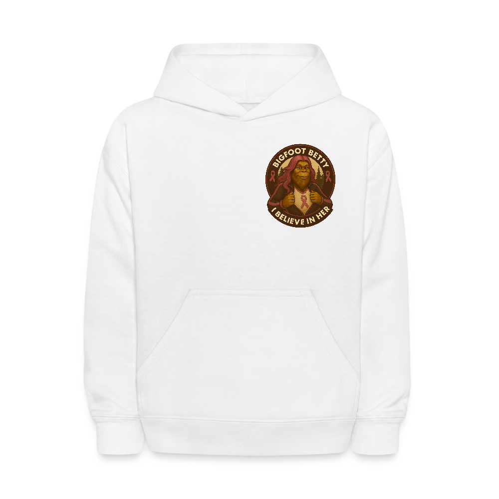 Kids' Hoodie - I Believe In Her (F/B) (RETRO) - white