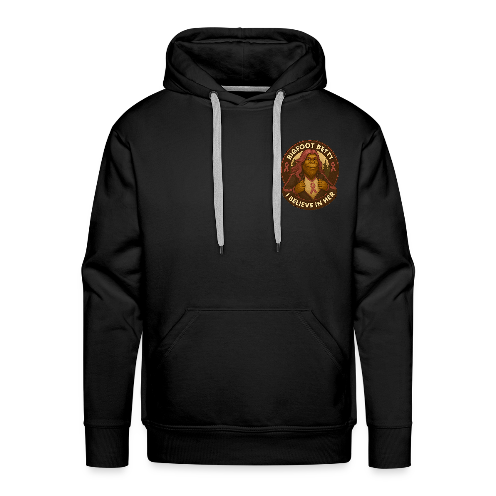 Men’s Premium Hoodie - I Believe In Her (F/B) (RETRO) - black