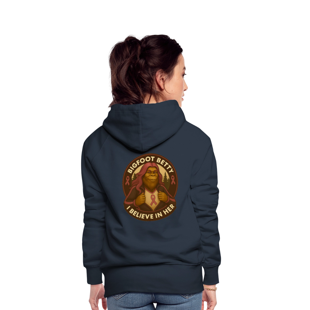 Women’s Premium Hoodie - I Believe In Her (RETRO) - navy