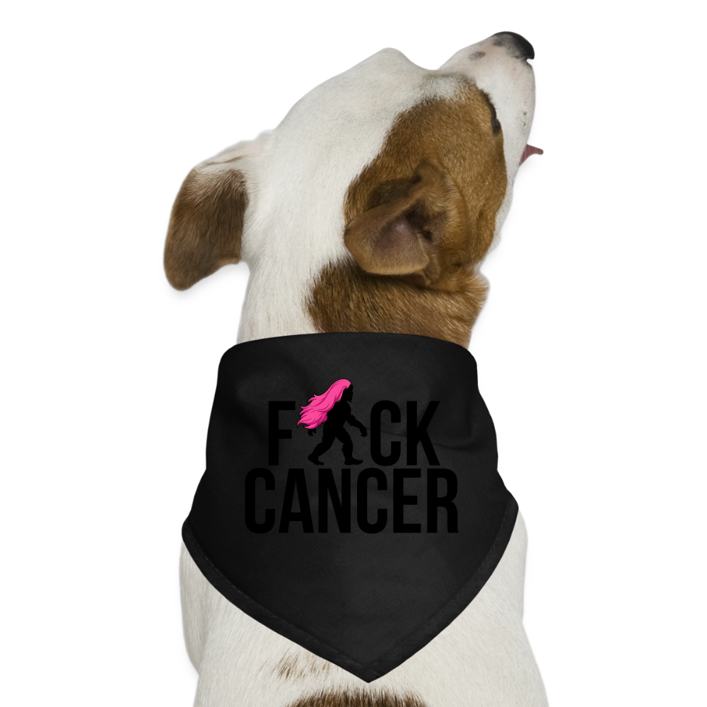 Dog Bandana - FK Cancer - black