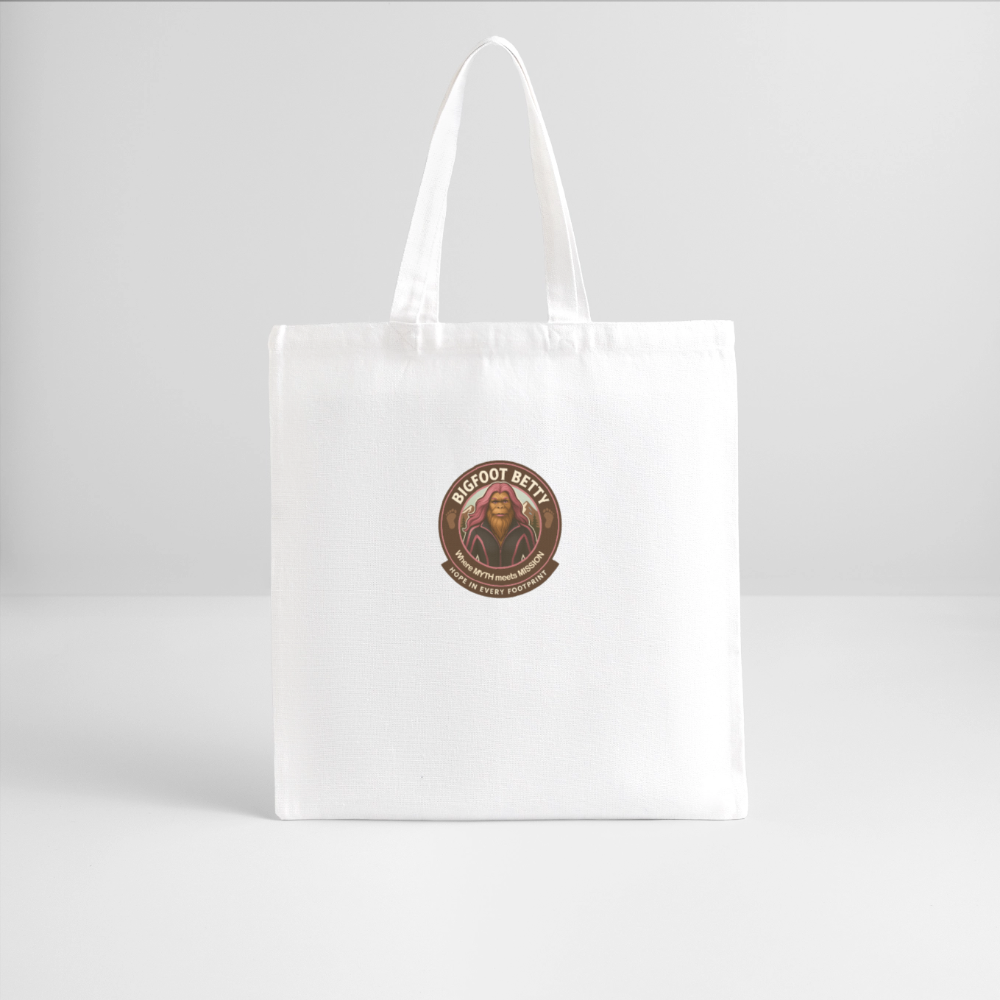 Recycled Tote Bag - Hope in Every Footprint (RETRO) - white