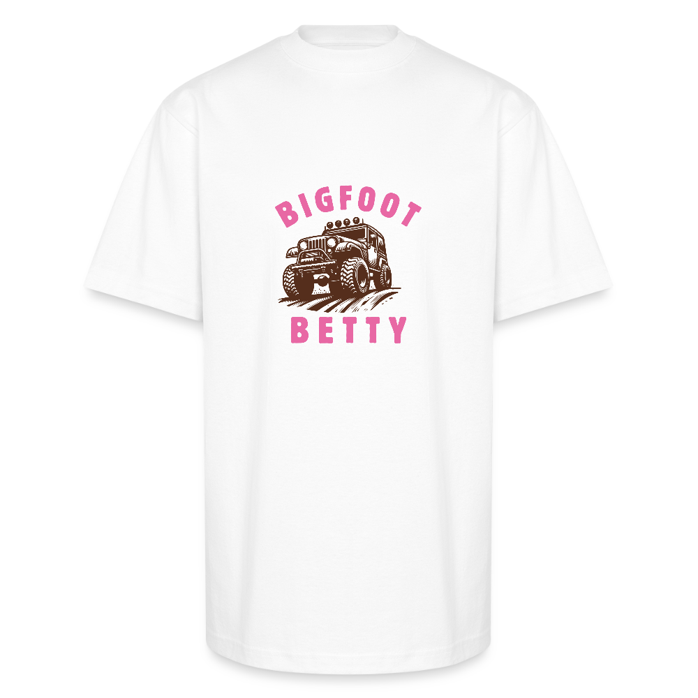 Unisex Oversized Heavyweight T-Shirt - BFB Jeep - white