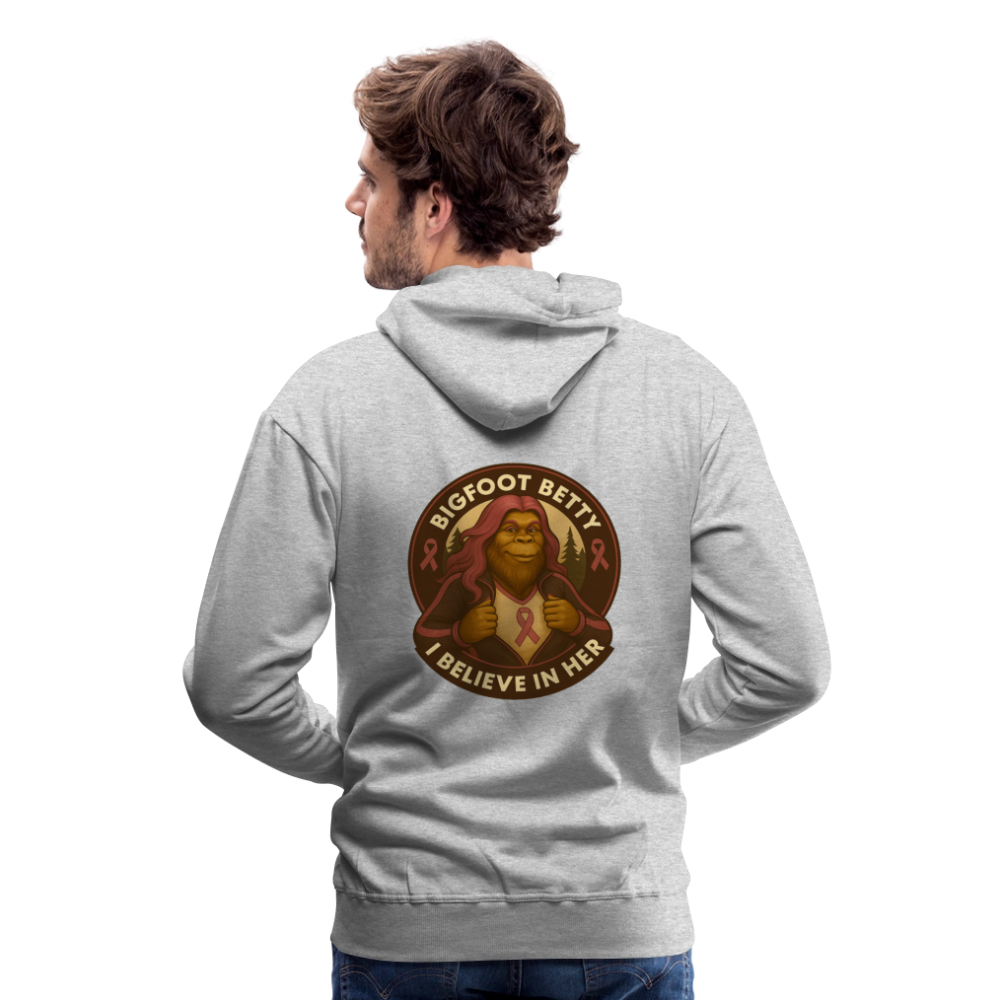 Men’s Premium Hoodie - Where Myth Meets Mission (RETRO) - heather grey