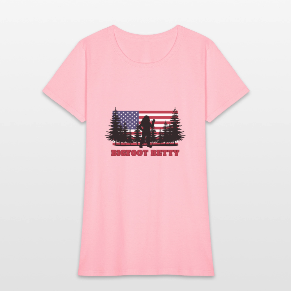 BFB July 4 - Forest Flag Women's T-Shirt - pink
