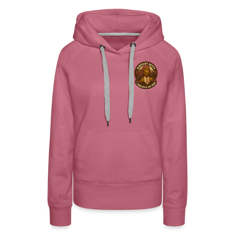 Women’s Premium Hoodie - I Believe In Her (F/B) (RETRO) - mauve