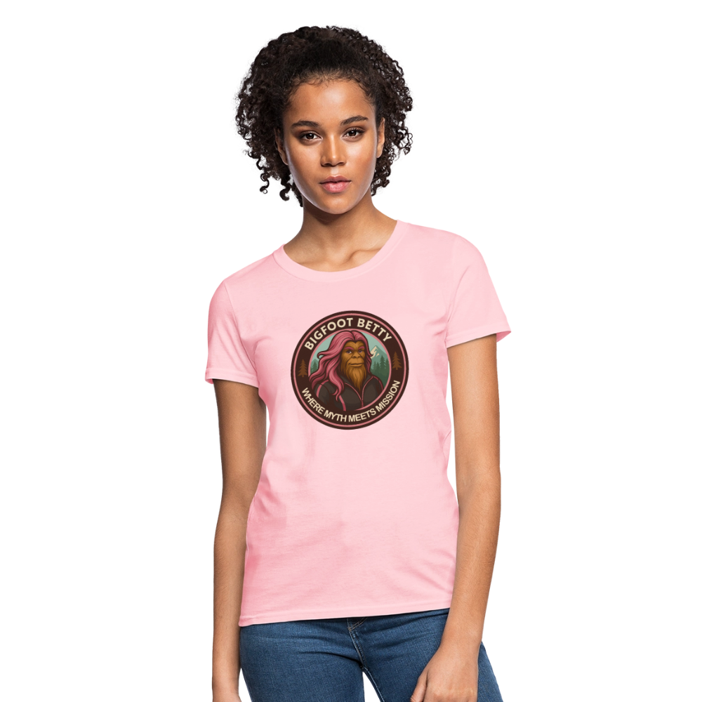 Women's T-Shirt - Where Myth Meets Mission (RETRO) - pink