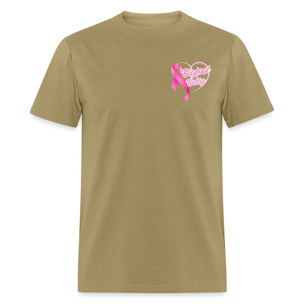 Unisex Classic T-Shirt - BFB Pink Ribbon - khaki