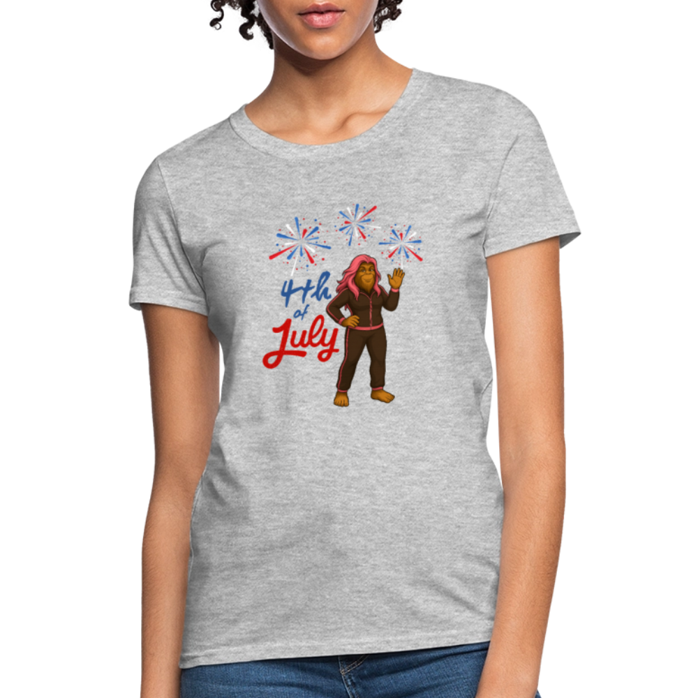 BFB July 4 - Fireworks Women's T-Shirt - heather gray
