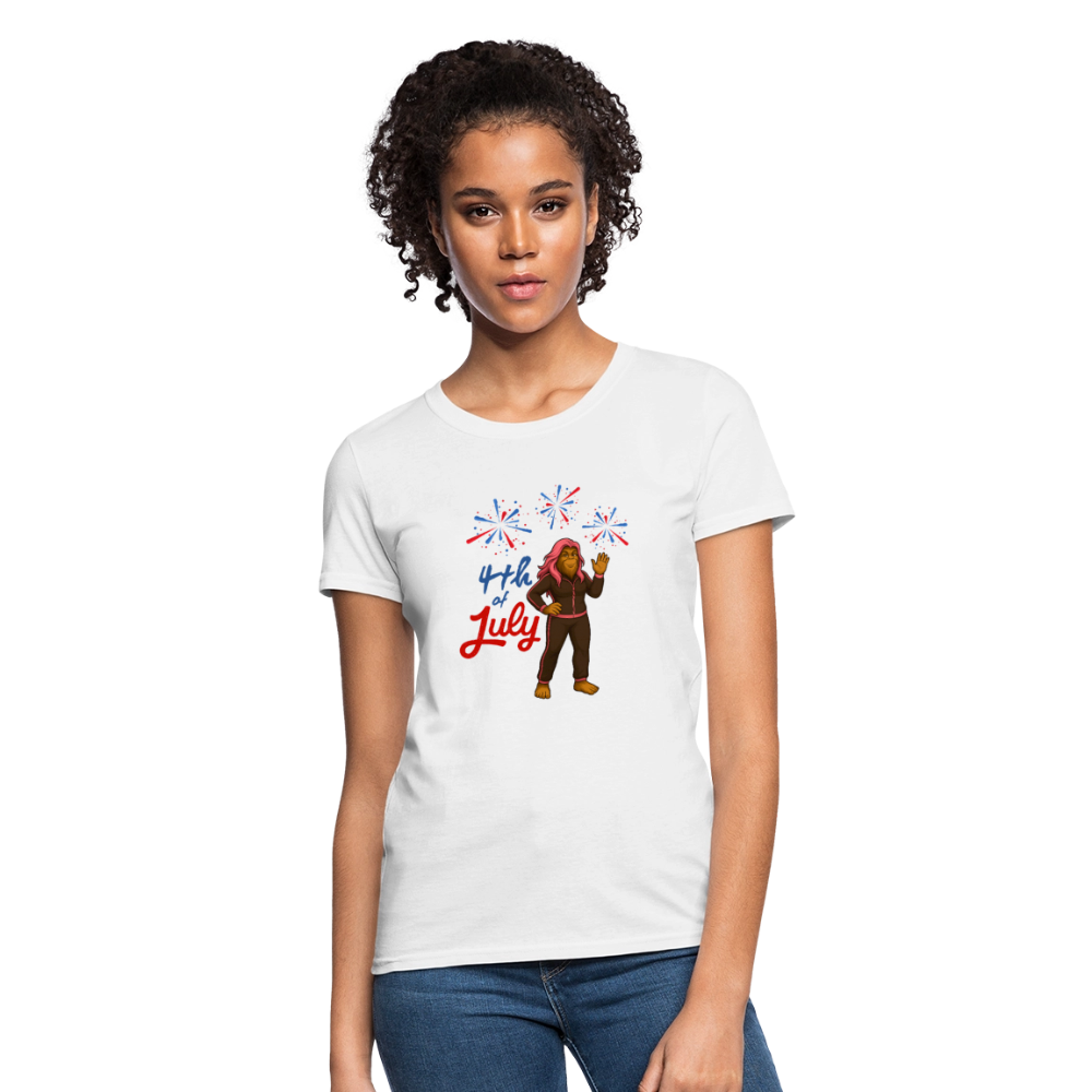 BFB July 4 - Fireworks Women's T-Shirt - white