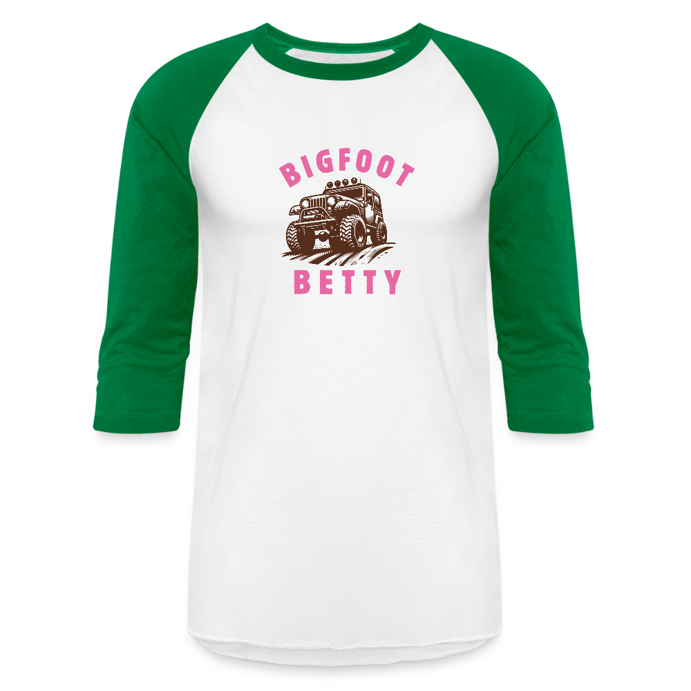 Baseball T-Shirt - BFB Jeep - white/kelly green