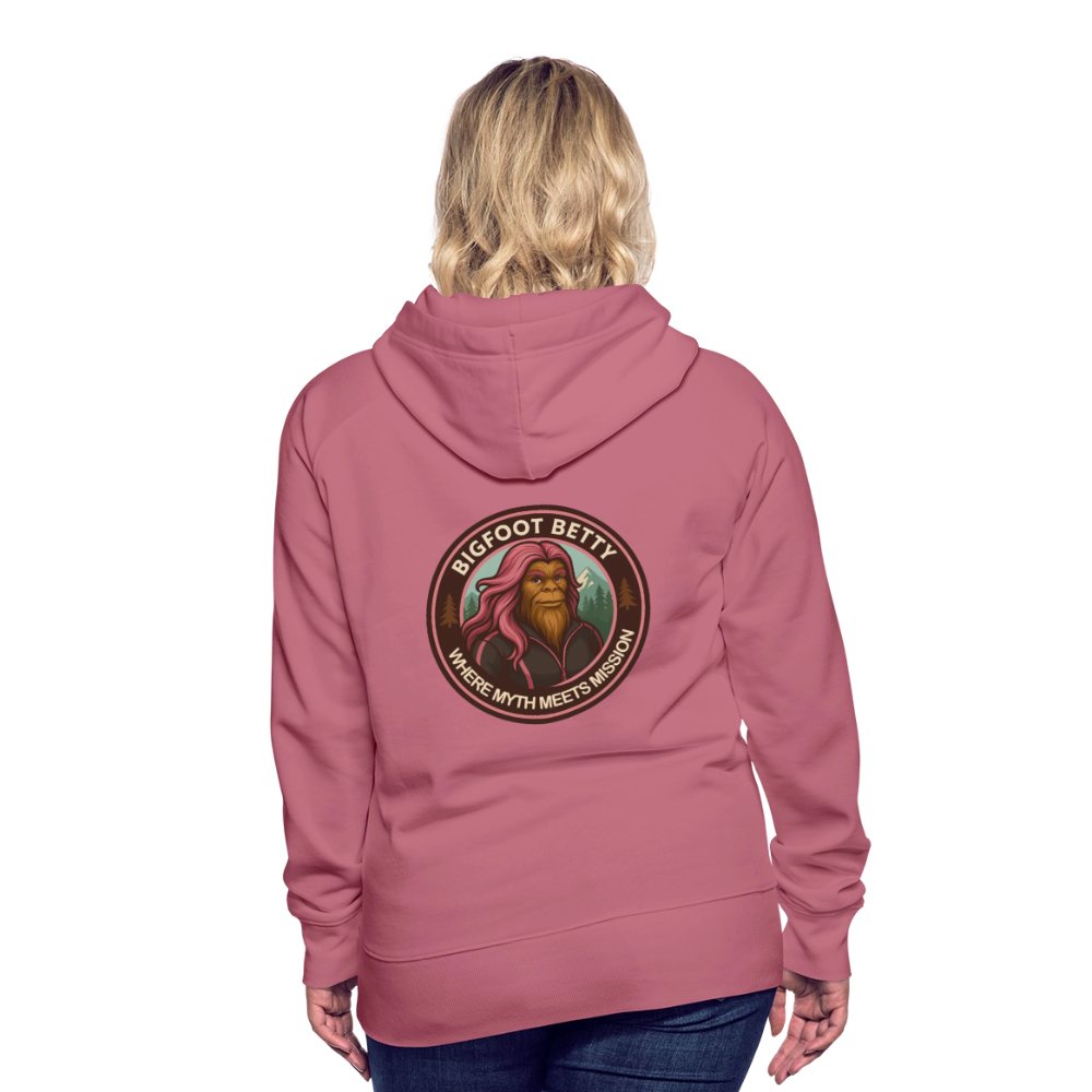 Women’s Premium Hoodie - Where Myth Meets Mission (RETRO) - mauve