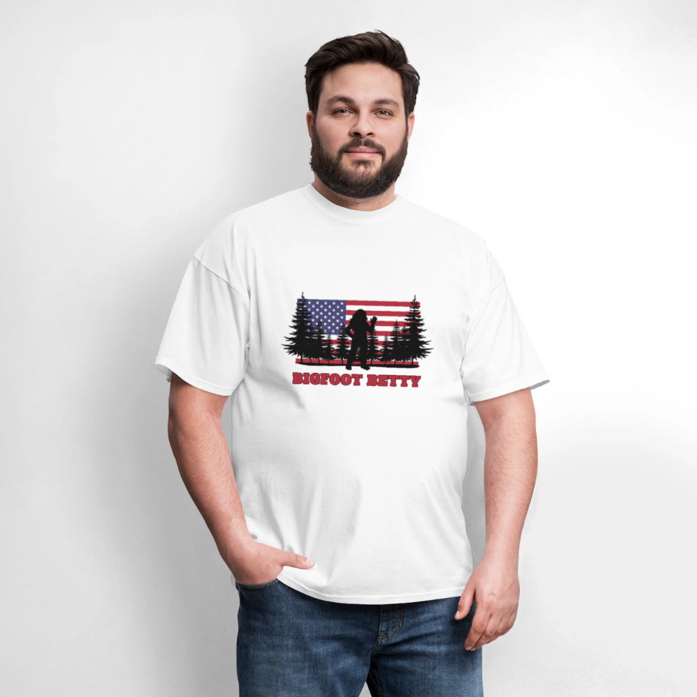 BFB July 4 - Forest Flag Unisex Classic T-Shirt - white