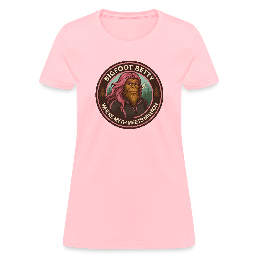 Women's T-Shirt - Where Myth Meets Mission (RETRO) - pink