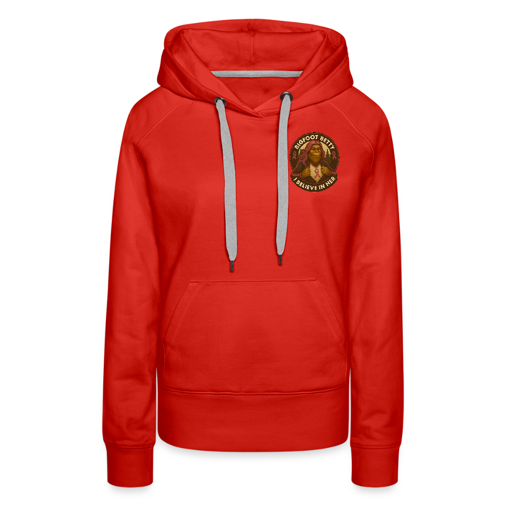 Women’s Premium Hoodie - I Believe In Her (F/B) (RETRO) - red