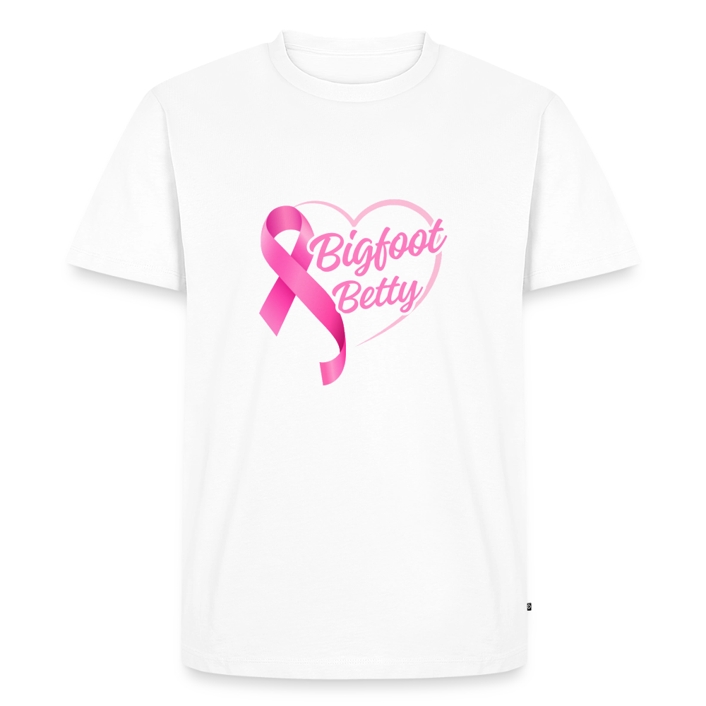 Men's Premium T-Shirt -BFB Pink Ribbon - white
