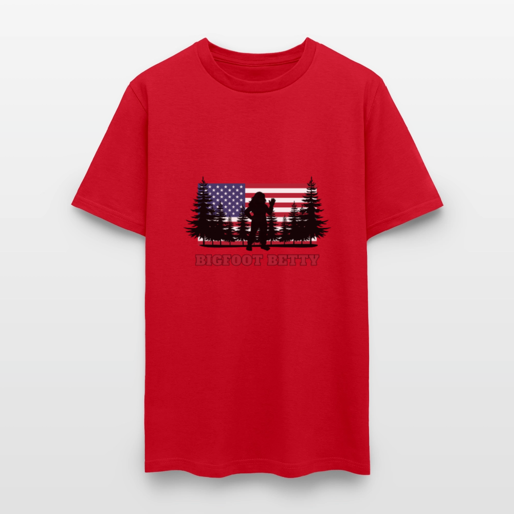 BFB July 4 - Forest Flag Unisex Classic T-Shirt - red