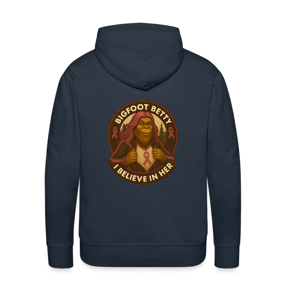 Men’s Premium Hoodie - Where Myth Meets Mission (RETRO) - navy