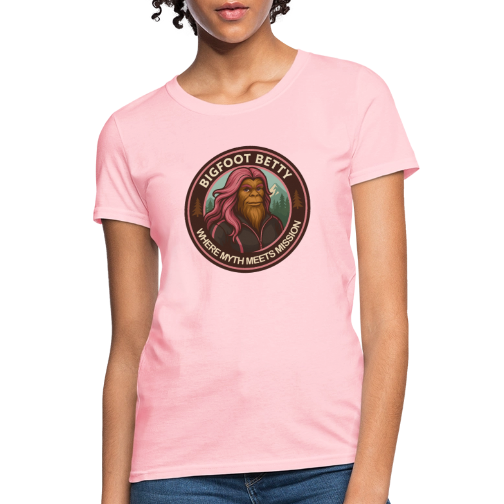 Women's T-Shirt - Where Myth Meets Mission (RETRO) - pink