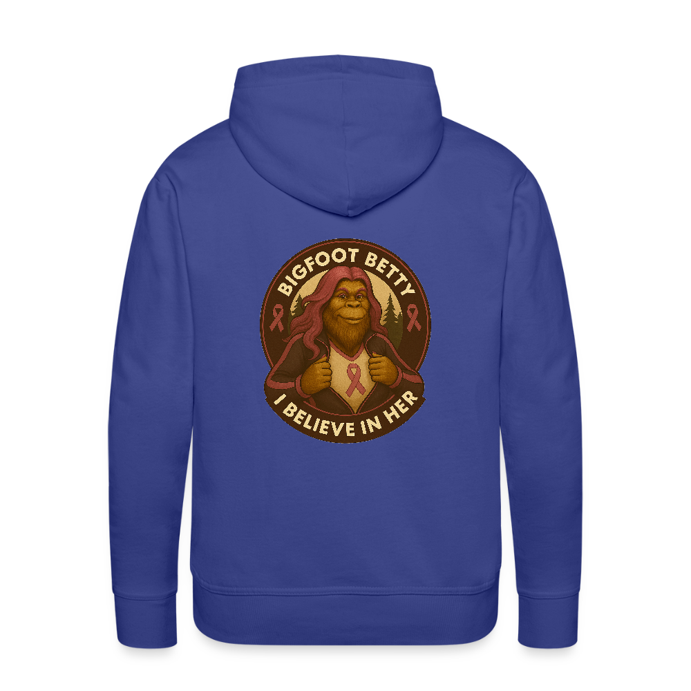 Men’s Premium Hoodie - I Believe In Her (F/B) (RETRO) - royal blue