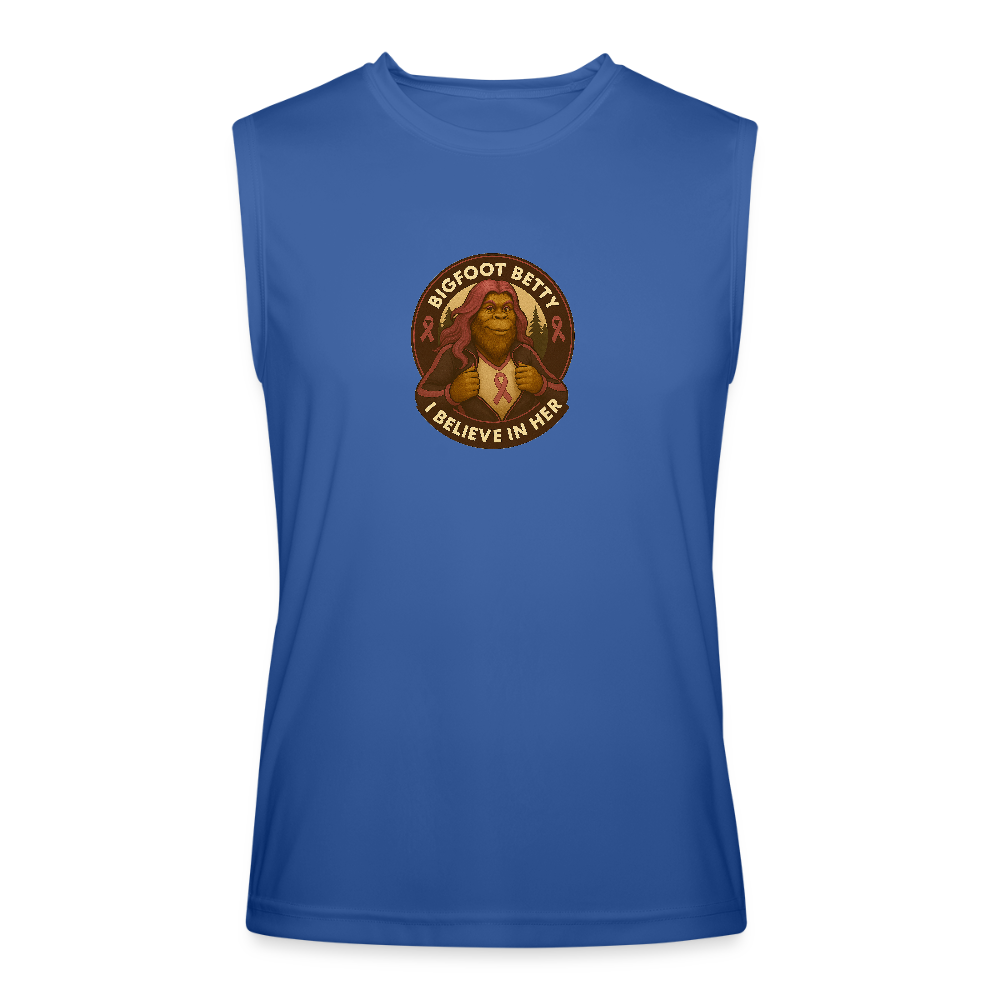 Men’s Performance Sleeveless Shirt - I Believe In Her (RETRO) - royal blue