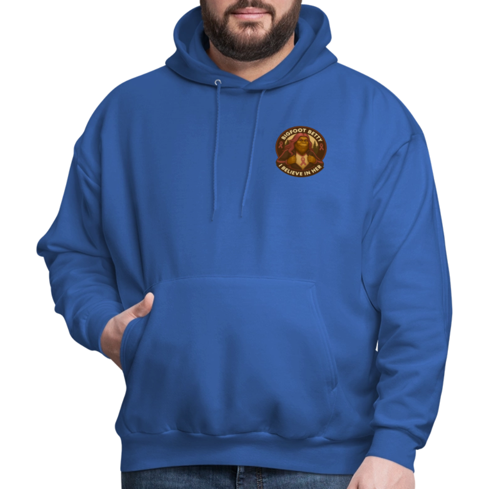Men's Hoodie - I Believe In Her (F/B) (RETRO) - royal blue