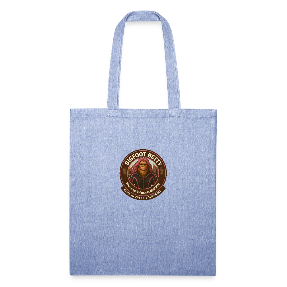 Recycled Tote Bag - Hope in Every Footprint (RETRO) - light Denim